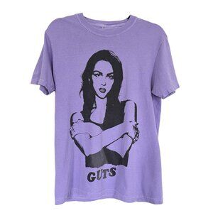 Olivia Rodrigo Guts Purple T Shirt First Edition Unisex Small